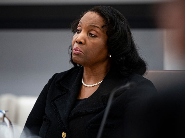 Lisa Cook, governor of the US Federal Reserve, during the Federal Reserve Board open meeti