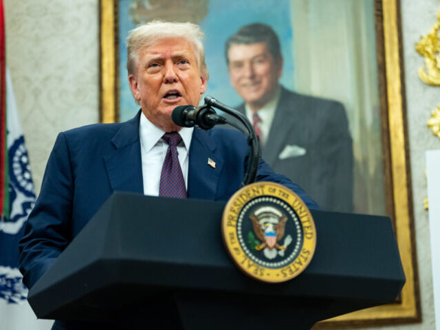 Trump, Apple Announce Fresh $100 Billion US Investment US President Donald Trump speaks in the Oval Office of the White House in Washington, DC,