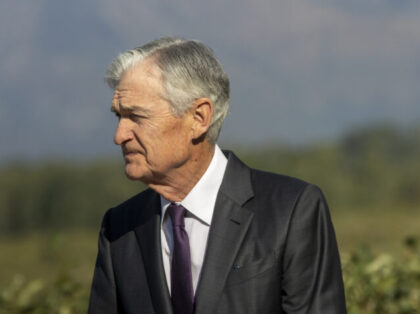 JACKSON HOLE, WYOMING - AUGUST 22: Federal Reserve Chairman Jerome Powell is seen walking