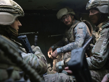 Infantrymen of the operational battalion of the 13th Brigade of the National Guard of Ukra