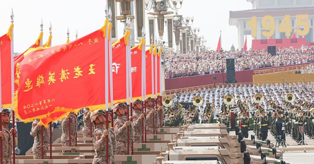 China Flexes Military Muscle with Drones, Missiles, and AI 'Robot Wolves' at World War 2 Victory Parade