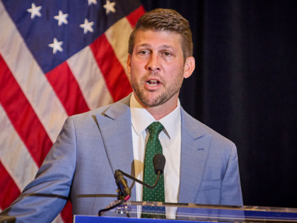 James Uthmeier speaks at the National Conservatism Conference in Washington D.C., Sept. 3,