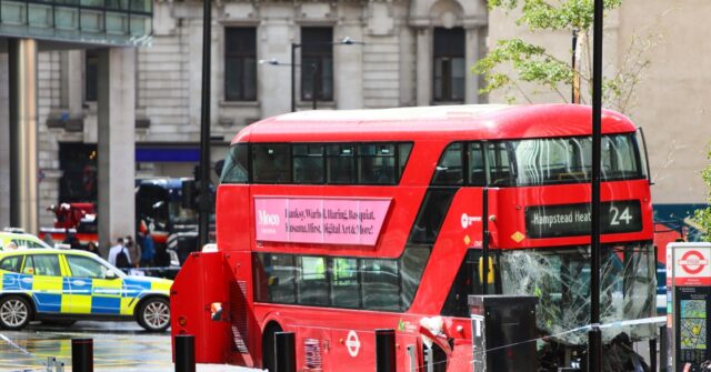 15 Hospitalized After Double Decker Bus Crash in Central London