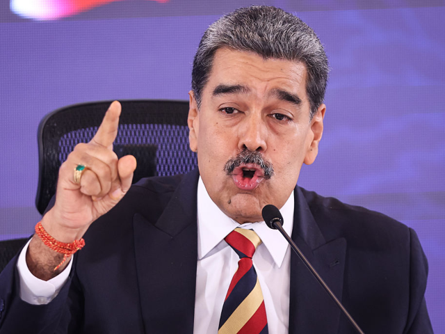 CARACAS, VENEZUELA - SEPTEMBER 01: President of Venezuela Nicolás Maduro speaks during a