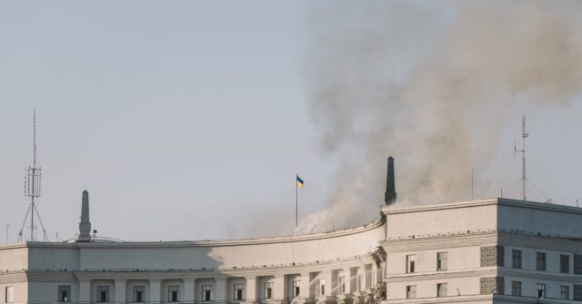 Russia Hits Ukraine Gov't Building Amid Drone and Missile Strikes on Kyiv