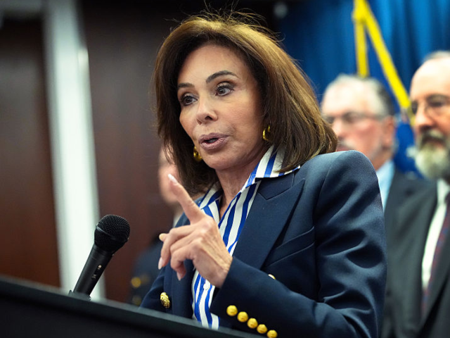 GettyImages-2233872246 WASHINGTON, DC - SEPTEMBER 05: U.S. Attorney Jeanine Pirro speaks at a press conference an