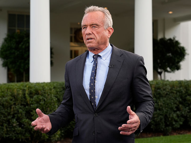 GettyImages-2233982258 Robert F. Kennedy Jr., US secretary of Health and Human Services (HHS), during television