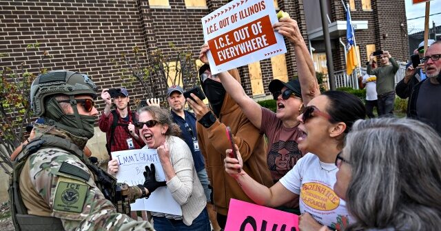 Illinois: Rioters Chant 'Kill ICE! Shoot ICE!' at Migrant Detention Center
