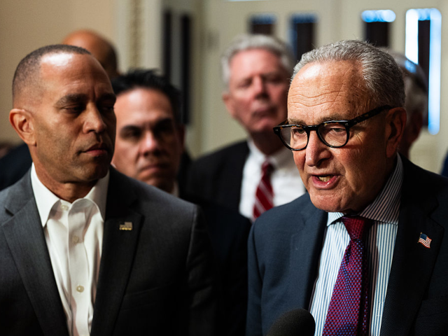 WASHINGTON, DC September 11: U.S. Senate Minority Leader Charles Schumer (D-NY) and House