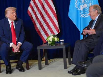 NEW YORK, UNITED STATES - SEPTEMBER 23: US President Donald Trump meets with United Nation