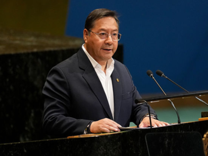 Luis Arce, Bolivia's president, during the United Nations General Assembly (UNGA) in New Y