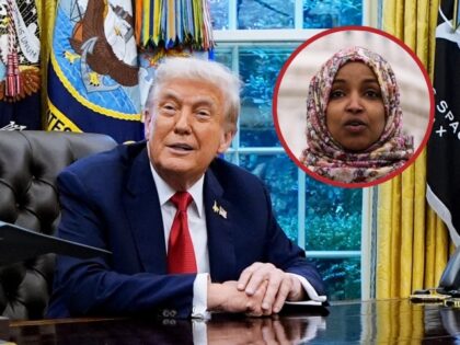 US Vice President JD Vance, left, and President Donald Trump during an executive order sig