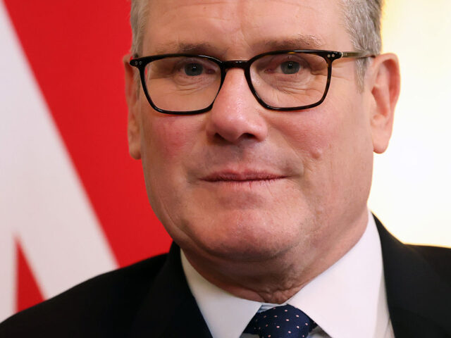 Keir Starmer, UK prime minister, during a meeting with Anthony Albanese, Australia's