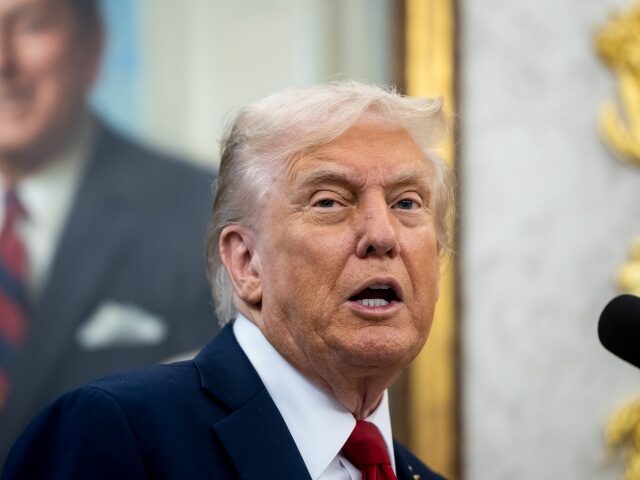 Pfizer Gets Three-Year Reprieve From Trump Pharma Tariffs US President Donald Trump speaks in the Oval Office of the White House in Washington, DC,