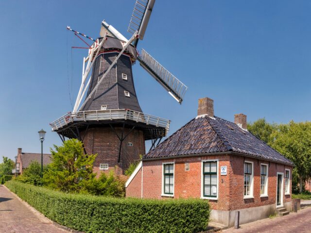 windmill in Uithuizen, Groningen. (Photo by: Prisma Bildagentur/Universal Images Group via