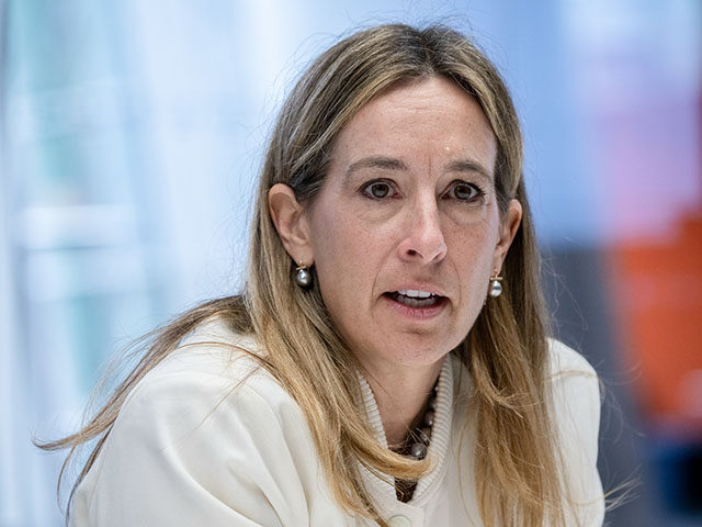 GettyImages2212422852 Representative Mikie Sherrill, a Democrat from New Jersey, during an interview in New York