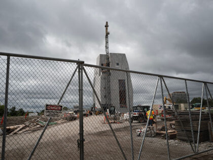 Construction continues at the Barack Obama Presidential Center on August 20, 2025 in Chica
