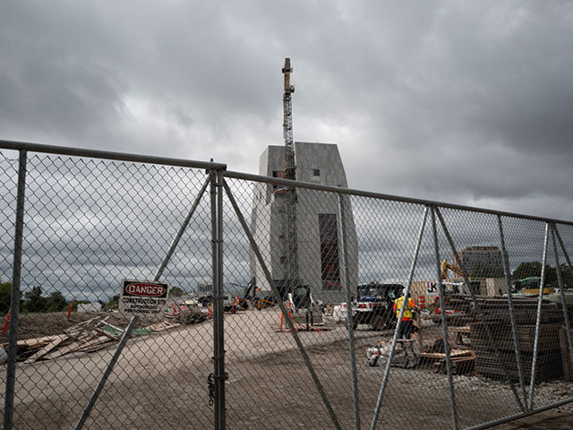 Construction continues at the Barack Obama Presidential Center on August 20, 2025 in Chica