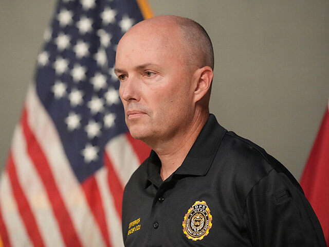 GettyImages2234095046 Utah Governor Spencer Cox speaks to the press at Utah Valley University where political ac
