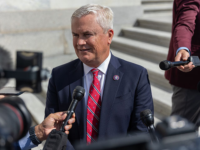 Congressman James Comer (R-KY) speaks to reporters following votes on Capitol Hill in Wash