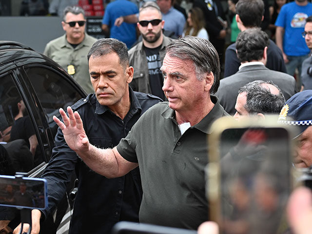 Former Brazilian President Jair Bolsonaro leaves DF Star Hospital after undergoing a medic