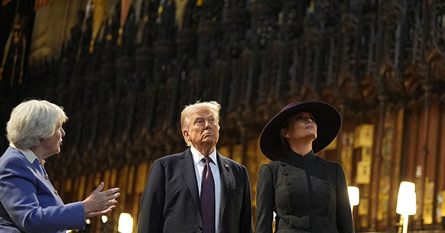 Trump Pays Respects to Queen Elizabeth with Private Wreath Laying