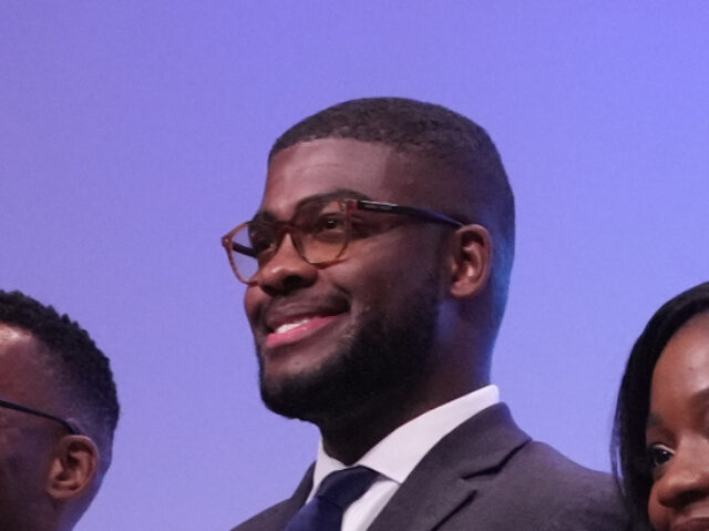 Isaiah Martin A Democratic candidates for the 18th Congressional District pose for a photo after a debat