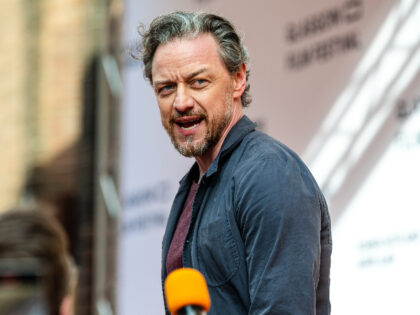 GLASGOW, SCOTLAND - MARCH 02: Actor James McAvoy attends the red carpet for photographs an