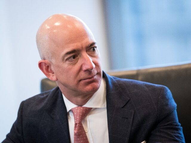 Jeff Bezos looks perturbed