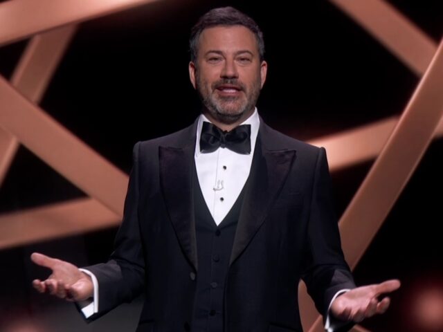 Jimmy Kimmel (Invision for the Television Academy / Associated Press) Host Jimmy Kimmel speaks on stage during the 72nd Emmy Awards telecast on Sunday, Sept. 20
