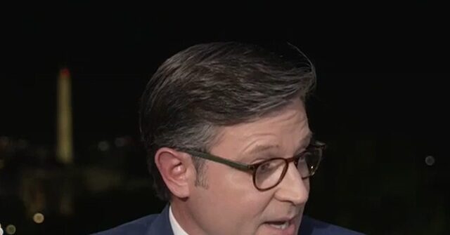 Speaker Johnson: ‘Extremely Selfish’ for Schumer Allowing Government to Shut Down