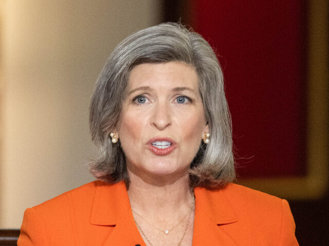 U.S. Senator Joni Ernst (R-IA) speaks during the third installment of The Senate Project w