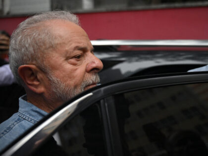 Brazilian former President (2003-2010) and candidate for the leftist Workers Party (PT) Lu