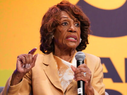 Representative Maxine Waters speaks onstage during the Congressional Black Caucus Foundati