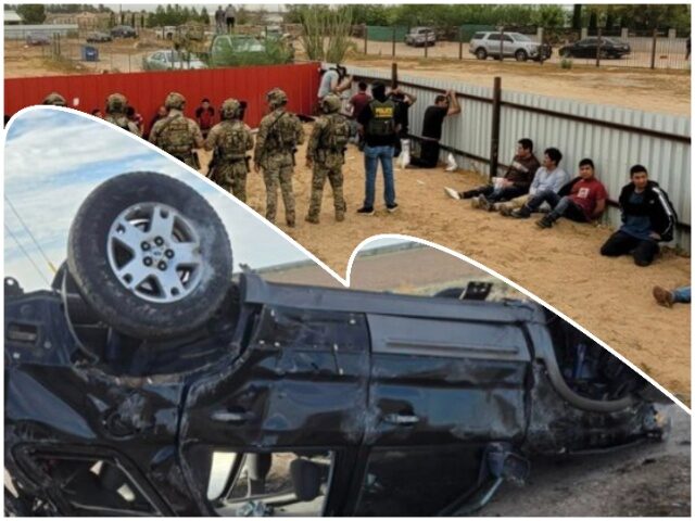 Border Patrol Busts Smuggling Ring After High-Speed Crash — 35 Illegal Aliens Nabbed in