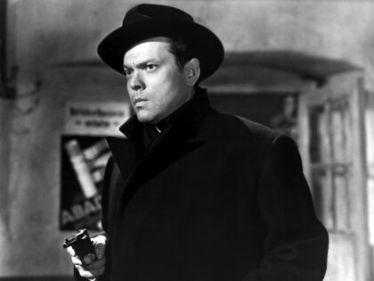 1949: Actor, producer, writer and director Orson Welles in a scene from the British Lion F
