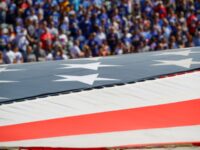 VIDEO: Man Gets Stuck on Giant American Flag at Jets-Steelers Game