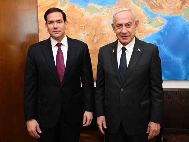 Rubio and Netanyahu (Haim Zach / GPO)