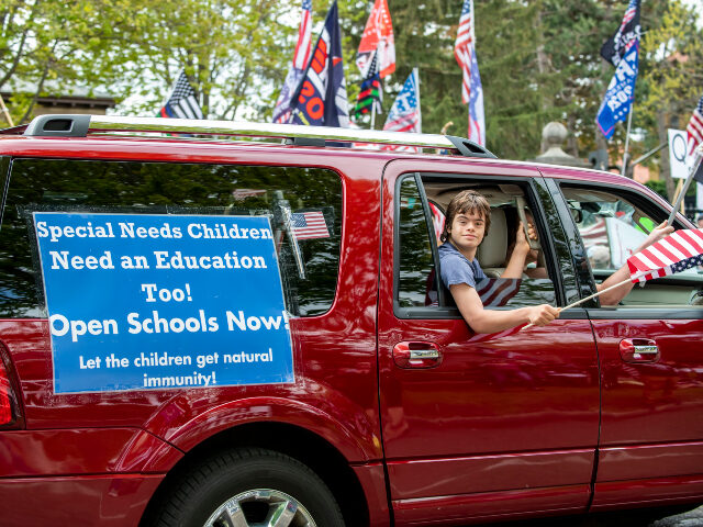 05/14/2020 - Protest at Governor Tim Walz's mansion to reopen Minnesota, Car with pro