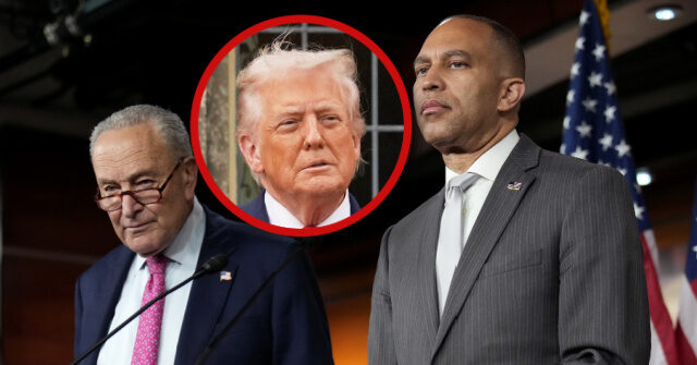 Schumer, Jeffries Demand Meeting with Trump as Government Shutdown Looms