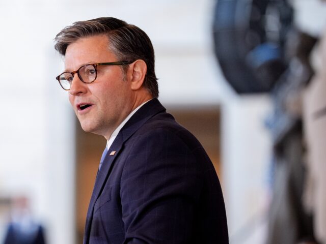 WASHINGTON, DC - SEPTEMBER 3: Speaker of the House Mike Johnson (R-LA) speaks during a Con