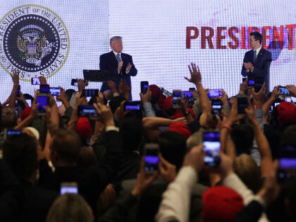 President Donald Trump arrives to address the Teen Student Action Summit July 23, 2019 in
