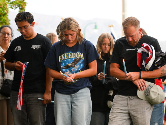 Vigil for Charlie Kirk People attend a vigil at Timpanogos Regional Hospital for Charlie Kirk, the CEO and co-fou