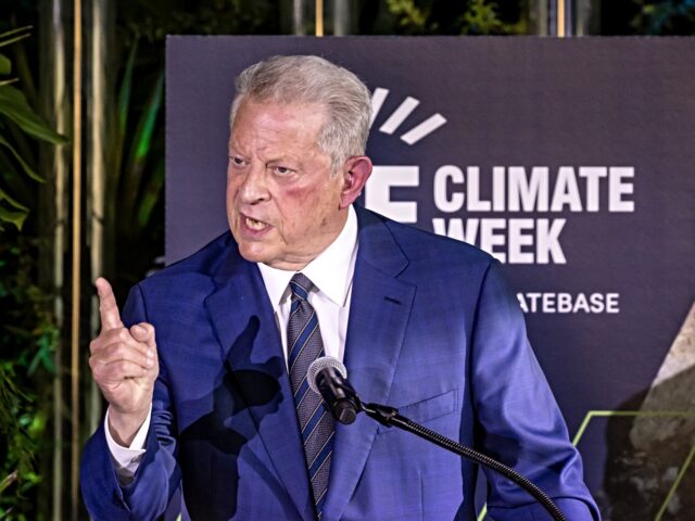 Former VP Al Gore speaks at the opening reception for San Francisco Climate Week at The Ex