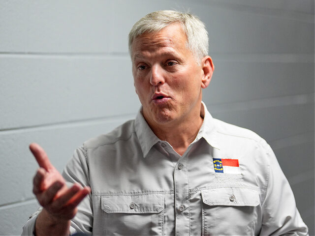 aug20-2025-North-Carolina-Gov-Josh-Stein-ap-photo North Carolina Gov. Josh Stein is interviewed at West Henderson High School after meeting
