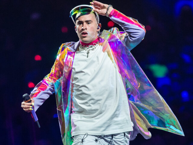 badbunny NEW YORK, NY - APRIL 27: Bad Bunny performs live in concert at Madison Square Garden on Ap