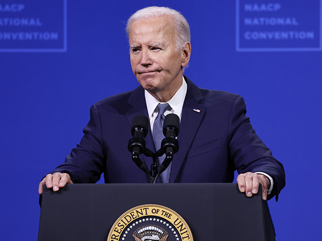 biden-july-16-2025-getty President Joe Biden speaks at the 115th NAACP National Convention at the Mandalay Bay Conv