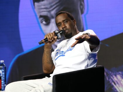 OS ANGELES, CALIFORNIA - OCTOBER 25: Sean "Diddy" Combs speaks onstage at the REVOLT X AT&