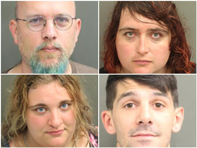 four arrested after florida pulse crosswalk cleanup Zane Aparicio, Donavon Short, Maryjane East, Sebastian Suarez