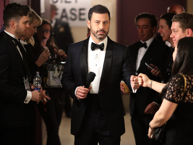 kimmel HOLLYWOOD, CA - FEBRUARY 26: Host Jimmy Kimmel backstage during the 89th Annual Academy Aw